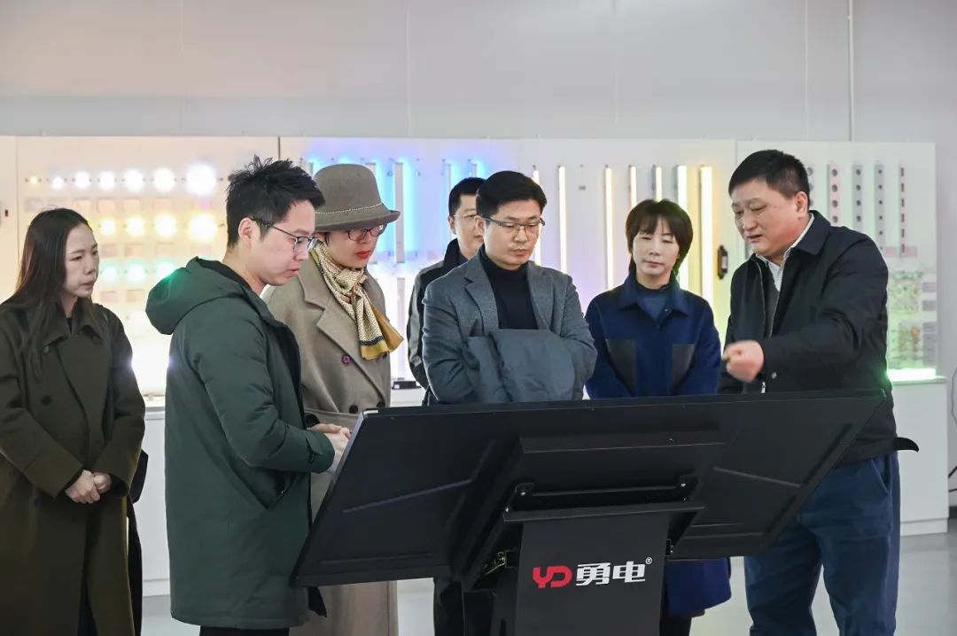 浙江省經信廳徐吉成處長一行蒞臨勇電調研指導