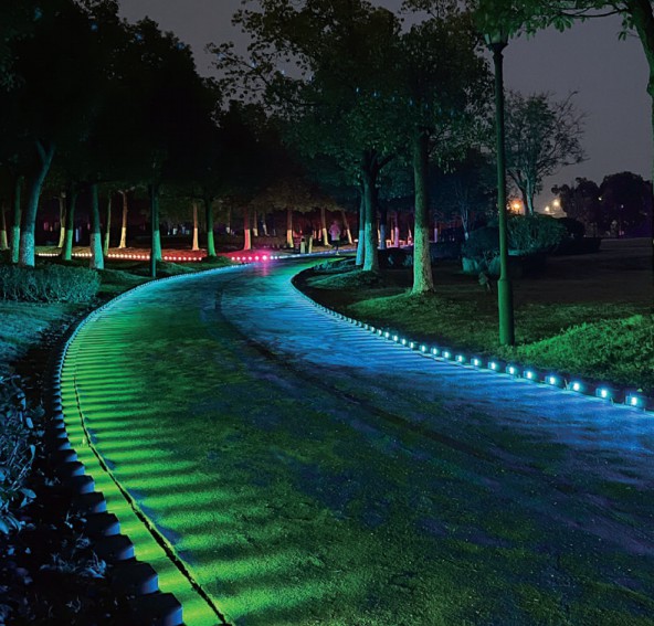 智能燈光跑道互動控制系統