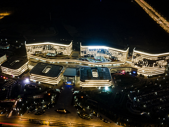 為健康賦能 | 勇電大功率洗墻燈點亮浙北醫學中心